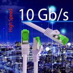 Cat7 v&otilde;rgukaabel - Cat 7 Ethernet kaabel, v&otilde;rgu / interneti / Dsl / modemi / ruuteri / hub patch kaabel, Lan kaabel, t&ouml;&ouml;tlemata kaabel, 10 Gb/s (s-ftp Pimf), patch kaabli komplekt Rj 45 pistikuga, Cat.6a