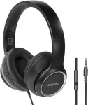 Logilink Hs0053 stereo peakomplekt mikrofoniga, integreeritud juhtnuppudega, pehmete k&otilde;rvapehmendustega ja kergesti reguleeritava peav&otilde;ruga, must, tavaline