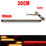 Mootorratta tarvikud Mootorratta LED tagumine talivalgusti riba ATV suunatuli piduripeatus, 1 tk 30cm