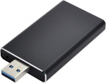 Cablecc Mini Pci-e Msata to Usb 3.0 v&auml;lise Ssd Pcba konverteri adapterikaart koos korpusega