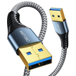 Andtobo usb 3.0 kaabel 3 meetrit, usb a kuni usb a 5 gbps kiire andmeedastuse usb-kaabel, &uuml;hildub hdd, printeri, s&uuml;learvuti jahuti, kaamerate, v&auml;lise k&otilde;vaketta, dvd jne.