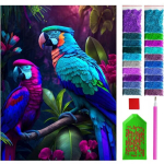 Diamond painting mosaiik komplekt pilt papagoidega 30x40
