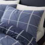 Catherine Lansfield geomeetriline ruudustikuga tekikoti komplekt 200 x 200 + 2 (50 x 80)