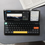 Nuphy Air60 V2 kaasaskantav mehaaniline juhtmevaba miniklaviatuur valgustusega, toetab Qmk/via, &uuml;hildub Windows/mac Os/linuxiga Bluetooth 5.1/2.4ghz/(usb-c) kaudu, must Gateron Wisteria Switch