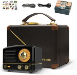 Muzen raadio bluetoothiga, v&auml;ike raadio, otr metallist bluetooth k&otilde;lar, v&auml;ike raadio akuga, siseruumide vintage dekoratsioon, retro, hi-fi stereo bluetooth k&otilde;lar, kingitused naistele/perele