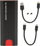 Annadue M.2 Nvme Ssd korpus, Usb3.1 Gen2 Type C M.2 Pcie Nvme M Key Ssd korpuse adapter, 10 Gbps Solid State Drive korpus M.2 Sata Nvme 2230/2242/2260/2280 Ssd jaoks (must)