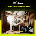 Warsun led t&ouml;&ouml;valgusti taskulamp t&ouml;&ouml;koja lamp kontrolltuled cob laetav aku magnet led lamp 1500 luumenit t&ouml;&ouml;valgusti auto remondiks, t&ouml;&ouml;kotta, garaaži [energiaklass a]