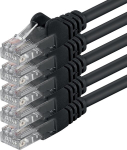 10m cat 6 ethernet kaabel gigabit rj45 lan patch juhe &uuml;hildub interneti, ruuteri, modemi, smart tv, pc ja s&uuml;learvuti l&uuml;liti modemiga must - 5 t&uuml;kki - 10m