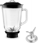 Ufesa Bs4100 Amber Red statsionaarne blender, klaasanum 0,8 l, impulss-/j&auml;&auml;purustusfunktsioon, 2 kiirust + impulss, 4 roostevabast terasest tera, 900 W, hermeetiline sulgur, Bpa-vaba, punane inox, ainult Amazonis