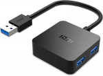 Iczi mini ruudukujuline usb 3.0 jaotur, eriti kerge 4 porti windows s&uuml;learvutile ja muudele usb 3.0 &uuml;hilduvatele seadmetele