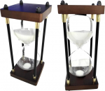 Liivakellataimer 30 minutit kaunistus laste tuppa s&uuml;nnip&auml;eva tee kohvilaud raamaturiiul koolim&auml;ngu ornament puitraam liivakell valge