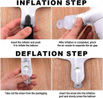 Yoyeah fooliumist &otilde;hupallide komplekt pulmadekoratsiooniks, 25 tk, banner "just Married", heeliumipallid pulmadeks, abieluettepanekuks, perekonnaseisuametisse, kihlumiseks ja pulmadeks, pulmapallid