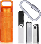 Aenllosi &uuml;mbris Ledger Nano X/nano S/nano S Plus riistvaralisele rahakotile, oranž (ainult kott), oranž