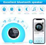 Sunrise &auml;ratuskell, &auml;ratusvalgusti, &ouml;&ouml;lamp, bluetooth k&otilde;lar, isiklik unerežiim, lugemislamp voodilaual, unetreener, lastehoolduslamp