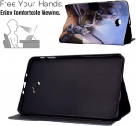 Auslbin &uuml;mbris samsung galaxy tab a6 10.1 sm-t580/sm-t585 jaoks, pu nahast kaitse&uuml;mbris koos statiivi funktsiooniga, automaatne unerežiim/&auml;rkamine, kass ja tiiger