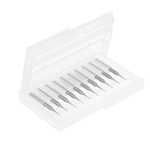 Sourcing map 10 t&uuml;kki 0,5 mm karbiidist otsfrees graveerimisl&otilde;ikur Pcb masinale, 1/8 tolline vars