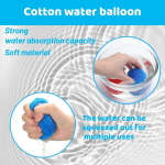 30 tk pritsmepallide komplekt, veepommide komplekt, veepommide pallid, pritsmepalli veepall, korduvkasutatav, veepalli k&auml;snapallid, peo veepallid lastele, veelahing, aed, bassein, batuut