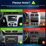 Nhopeew 4 + 64g android 13 autoraadio vw passat b6 b7 golf 5 6 jetta t5 eos polo touran seat sharan - juhtmevaba carplay ja android auto - 9-tolline puuteekraan eq wifi gps fm rds mirror linkiga