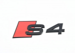 Audi S4 kirjadega must embleem Logo tagumine tagaluuk must punane ehtne 8W0071804