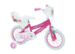 Laste jalgratas Huffy Princess 14" Bike, valge/roosa