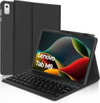 Fogari Klaviatuur Lenovo Tab M9 9 tolli 2023 jaoks | Prantsuse Azerty juhtmevaba nutikas klaviatuurikohver Lenovo Tab M9 tahvelarvutile Tb-310fu - must