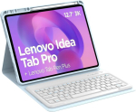 Occtingkind, klaviatuurikohver Lenovo Idea Tab Pro tahvelarvutile 12.7 tolli (2025), itaalia Bluetooth kaitse&uuml;mbris 2025 Lenovo Idea Tab Pro tahvelarvutile 12.7 tolli, taevasinine
