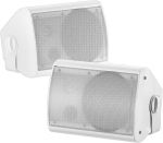 Studiofinix 6,5-tollised 400-vatised veekindlad v&auml;lisk&otilde;larid 400 W/paar, vastupidav abs-materjal terrassile, koju, garaaži, basseini &auml;&auml;rde (valge)