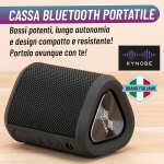Kaasaskantav bluetooth k&otilde;lar &ndash; v&otilde;imas bluetooth k&otilde;lar kvaliteetse heli ja kompaktse disainiga &ndash; koos laadimiskaabliga