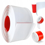 Pvc p&otilde;randaliist 10cm x 6m valge isekleepuv elastne
