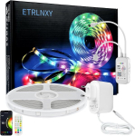 Alexa Led riba 20 m, Wifi Led riba Rgb Led ribad Led valgusketid muusika s&uuml;nkroniseerimine, Tuya rakendus t&ouml;&ouml;tab Google Assistantiga, Led ribad Diy kohandatud stseenirežiim magamistoale k&ouml;&ouml;gile koduse peo jaoks