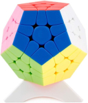 Ojin Mr.m 12 Surface 3 x 3 megaminx m dodekaeedri kuubik gigaminx megaminx matt pind siledalt p&ouml;&ouml;rlev puzzle kuubik sile puzzle kuubiku statiiviga (kleebisteta)