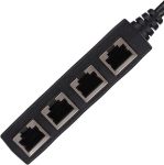 Dioche etherneti jagaja etherneti kaabli jagaja port 4 rj45 jagaja adapter 1 kuni 4 pordi smooth powerline v&otilde;rguadapteri edastus suurep&auml;rane &uuml;henduse v&otilde;rgukaabli adapter