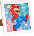 Laisu teemantmaal koos raamiga lastele alates 6. eluaastast ja teismelistele algajatele, v&auml;ike 20 x 20 cm multifilm Super Bros 5d teemantmaali pildid, isetegemise teemantmaali mosaiigi valmistamise k&auml;sit&ouml;&ouml;