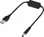 Zdycgtime usb 2.0 5v kuni 12v v&otilde;imenduskaabel, dc5521 trafo muundur l&uuml;litiga, 9v/5v usb, sobib klaviatuuridele, ruuteritele, mini lcd monitoridele, mini k&otilde;laritele, usb ventilaatoritele. (0.3m/1 tk)