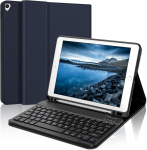 Kvago itaalia klaviatuurikohver ipad 10.2 tolli 9./8./7. p&otilde;lvkonnale, klaviatuur ipad 10.2 tolli 2021/2020/2019/ipad air 3/ipad pro 10.5 tolli jaoks, eemaldatav juhtmevaba bluetooth-klaviatuur