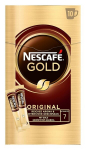 Nescaf&eacute; gold original joogipulbri pulgad, lahustuv oakoorekohv, lahustuv kohv peentest kohviubadest, kofeiiniga, pakis 10 tk (10 x 10 pulka &aacute; 2 g)
