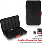 Pop-up stiilis m&auml;lukaardi&uuml;mbris, 60 pesaga m&auml;lukaardi hoidja rahakott 20 Sd Sdhc Sdxc ja 40 Micro Sd Sdxc Sdhc Tf Msd kaardile, kaasaskantav &otilde;huke Micro Sd kaardi &uuml;mbrise hoiukorraldaja