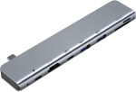 Ipad pro usb c jaoturi adapter, 7-in-1 adapter ipad pro m4 m2 m1 13 12.9 11 tolli ipad air 5 4 dokkimisjaamale koos 4k hdmi, usb-c pd, usb 3.0, sd/tf kaardilugejaga teistele type c seadmetele
