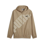Meeste vabaaja tuulejope PUMA Hooded Graphic Windbreaker Prairie Tan - 62383783, beež