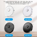 Dmjjsd&reg; originaal puhastushari xiaomi roborock s5 max s6 pure s6 maxv tolmuimeja osadele, varuosad, peamine hari, silikoonist harjade komplekt, robot-tolmuimeja, pestavad eemaldatavad tarvikud