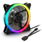 Sharkoon Ventola PC 120mm RGB PWM Vaikne Must - Komponentide Jahutus
