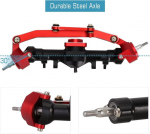 Injora esi- ja tagateljed cnc alumiiniumist komplektsed teljed koos tigu&uuml;lekandekomplektiga axial scx24 deadbolt c10 jlu gladiator bronco 1/24 rc roomiku uuendusosadele