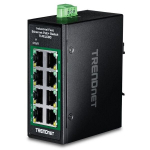 L&uuml;liti Ethernet - TRENDNET - 8 sadamat T&ouml;&ouml;stuslik - Siseruumides - Elektritoide - 1 rida