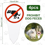 Silt "koerte tualett keelatud" 30 x 15 cm sild saksakeelse tekstiga "nicht hundeklo" [saksa keel] 3 mm, tr&uuml;kitud m&otilde;lemale poole, koertel ei ole lubatud urineerida, puhastele radadele, murule, parki, m&auml;nguv&auml;ljakule, 4 tk pakis