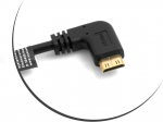 Mini Hdmi 90&deg; nurk Hdmi adapteri kaabli suhtes, 16cm