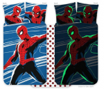 Beebi voodipesu Glow in the Dark 100x135 + 40x60 Spiderman