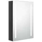 LED vannitoa peegelkapp, s&auml;ravmust, 50 x 13 x 70 cm CFE6508783
