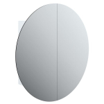 vannitoakapp &uuml;mmarguse peegli ja LED-iga, valge, 54x54x17,5 cm CFE7523901