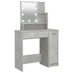 tualettlaud LEDiga, betoonhall, 86,5 x 35 x 136 cm CFE3401087