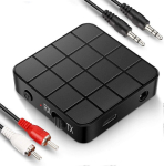 Bluetooth 5.0 saatja-vastuv&otilde;tja 2-&uuml;hes Bluetooth-heliadapter koduse stereos&uuml;steemi jaoks，